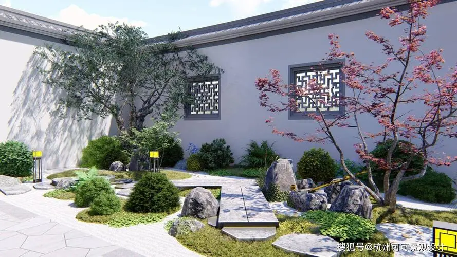 如皋自建别墅绿化工程